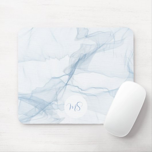 Pastel Blue Abstrakt Personalisiert Mousepad (Mit Mouse)