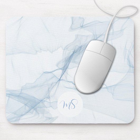 Pastel Blue Abstrakt Personalisiert Mousepad