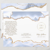 pastel blue agate brochure (Vorne/Hinten)