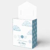 Pastel Blue Balloon & Cloud Boy Birthday Geschenkschachtel (Geöffnet)