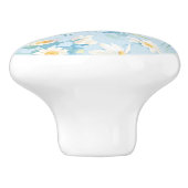 Pastel Blue Beauty Keramikknauf (Seitenansicht)