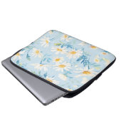 Pastel Blue Beauty Laptopschutzhülle (Vorne Knopf)