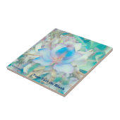 Pastel Blue Blossom Fliese (Seite)