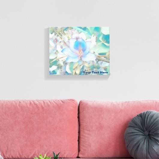 Pastel Blue Blossom Leinwanddruck (Insitu (Wohnzimmer))