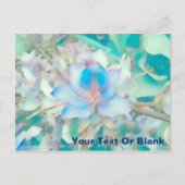 Pastel Blue Blossom Postkarte (Vorderseite)