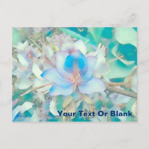 Pastel Blue Blossom Postkarte