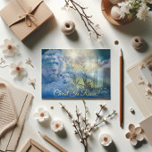 Pastel Blue Christ ist riss Auferstehung Ostern