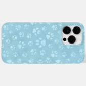 PASTEL BLUE DOG PAWS Case-Mate iPhone HÜLLE (Rückseite (Horizontal))