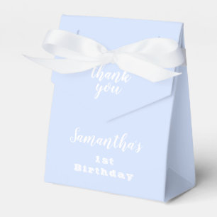 Pastel Blue Geburtstag Vielen Dank Geschenkschachtel