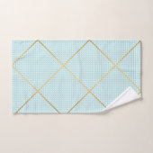 PASTEL BLUE GOLD MERMAID BADEZIMMER TOWEL SET (Handtuch)