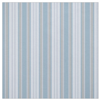 Pastel Blue & Gray Chevron Stripes Stoff