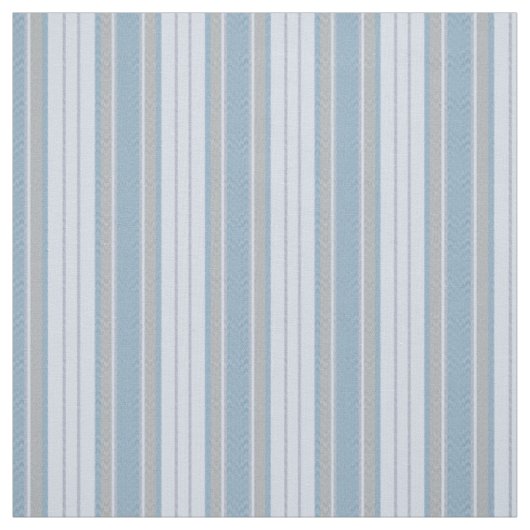 Pastel Blue & Gray Chevron Stripes Stoff (Muster)