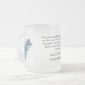 Pastel Blue House Rorschach for Psychologists and  Mattglastasse (Vorderseite Links)