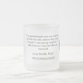 Pastel Blue House Rorschach for Psychologists and  Mattglastasse (Mittel)