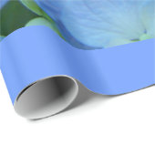 Pastel Blue Hydrangea Blume Packpapier Geschenke (Rolleneckpunkt)