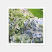 Pastel Blue Hydrangeas Serviette (Vorderseite)
