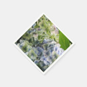 Pastel Blue Hydrangeas Serviette (Ecke)