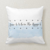 Pastel Blue Hygge Zuhause Quote