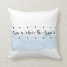 Pastel Blue Hygge Zuhause Quote
