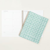 Pastel Blue Karo Pattern Soft und stilvoll Planer (Anzeige)
