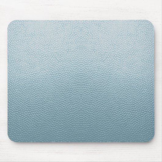 Pastel Blue Leather Mousepad (Vorne)