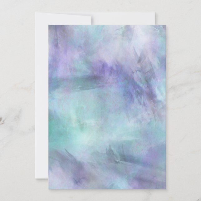 Pastel Blue Lila Watercolor Hintergrund (Vorderseite)
