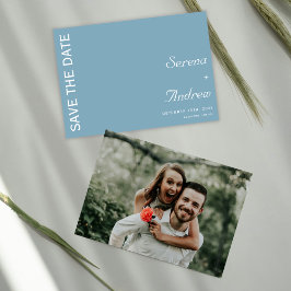 Pastel Blue Minimalistisch Schlicht Chic Künstleri Einladung