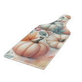 PASTEL BLUE & ORANGE FALL PUMPKINS SCHNEIDEBRETT (Ecke)
