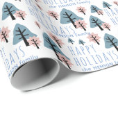 Pastel Blue Pink Cookie Bell Star Trek Weihnachten Geschenkpapier (Rolleneckpunkt)