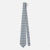 Pastel Blue Pink Magenta Textured Striped Pattern Krawatte (Vorderseite)