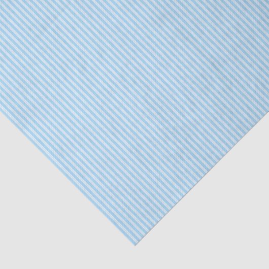 Pastel Blue Pinstripes Seidenpapier (Ausschnitt)
