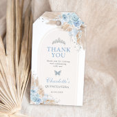 Pastel Blue Quinceanera Boho Princess Mis Quince Geschenkanhänger