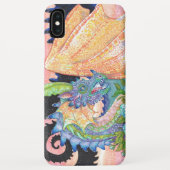 Pastel Blue Rose Dragon Case-Mate iPhone Hülle (Rückseite)