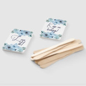 Pastel Blue Rose sagen Ja zum Kleid Fächer (Non-assembled)