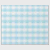 Pastel Blue Scallop Stripe Gift Wrap for Spring Geschenkpapier (Flach)