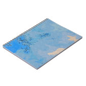 Pastel Blue Skies Design Notizblock (Linke Seite)
