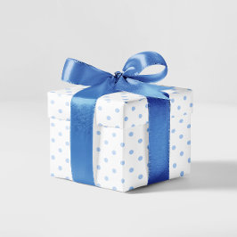 Pastel Blue Small Polka Dot Geschenkpapier