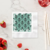 Pastel Blue Soft Grunge Tee Party Napkins Serviette (Beispiel)