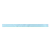 Pastel Blue Summer Einfache Schlichte Moderne Eleg Satinband (Vorderseite)