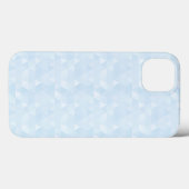 Pastel Blue Triangle Mosaic iPad Case (Rückseite (Horizontal))