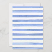 Pastel Blue und Gold Floral Pumpkins Fall Sweet 16 Einladung (Rückseite)