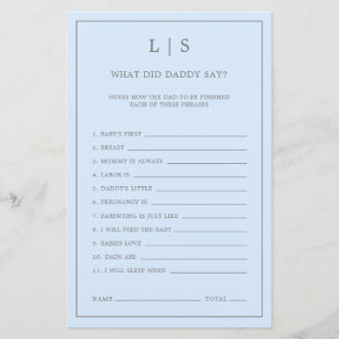 Pastel Blue, was Daddy gesagt hat, Baby Shooting G