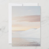 Pastel Blue Whimsical Baby Dusche Einladung (Rückseite)