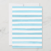 Pastel Blue & White Floral Pumpkins Hochzeit im He Einladung (Rückseite)