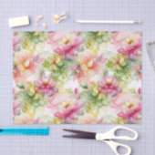 Pastel Blume Alkohol Tinte Illustration Großdruck Seidenpapier (Handwerk)