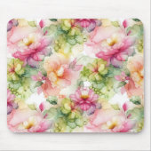 Pastel Blume Alkohol Tinte Illustration Mousepad (Vorne)