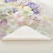 *~* Pastel Blume AR26 Klassisch Moderne Romantik Sherpadecke (3/4)
