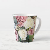 Pastel Blume Bouquet Milchtasse (Rechte Ecke)