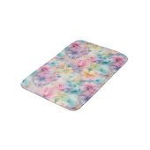 Pastel Blume Duschvorhang Badematte (Schrägansicht)