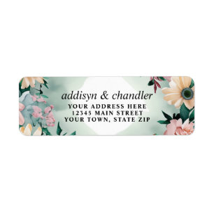 Pastel Blume Elegante: Grün blühende Hochzeit